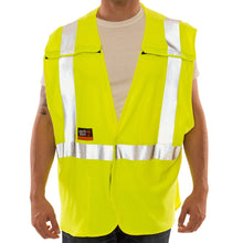 Load image into Gallery viewer, Tingley V81522 - Safety Green FR Safety Vest | Front View