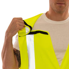Load image into Gallery viewer, Tingley V81522 - Safety Green FR Safety Vest | Shoulder View