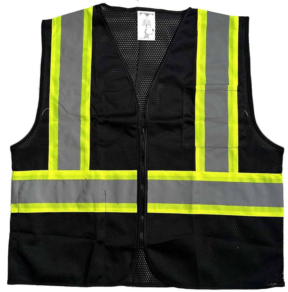 Custom Print Bundle Black Safety Vest