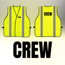 Load image into Gallery viewer, Crew - Reflective Non-Rated Safety Vest 
