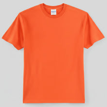 Load image into Gallery viewer, Port &amp; Company PC55 – Safety Orange Hi-Viz Short Sleeve Shirt | Front Flat
