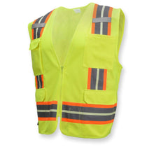 Load image into Gallery viewer, Radians SV6GL – Safety Green ANSI Class 2 Safety Vest | Front Left View 
