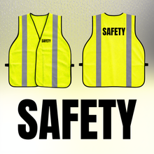 Load image into Gallery viewer, Safety - Reflective Non-Rated Safety Vest 
