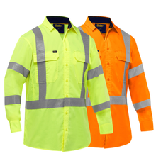 Load image into Gallery viewer, Bisley 313M6490X ANSI Type R C 3 CSA Z96 X-Back Long Sleeve Work Shirt with X-Airflow | Main View
