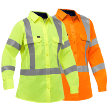 Load image into Gallery viewer, Bisley 313W6490X X-Back Women's Long Sleeve Work Shirt with X-Airflow™ | Main View
