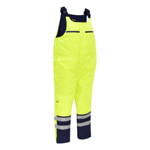 Load image into Gallery viewer, Bisley 318M6452T -Safety Green High Visibility Rain Pants | Front View
