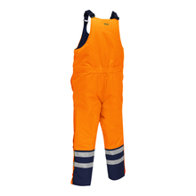 Load image into Gallery viewer, Bisley 318M6452T -Safety Orange High Visibility Rain Pants | Front View
