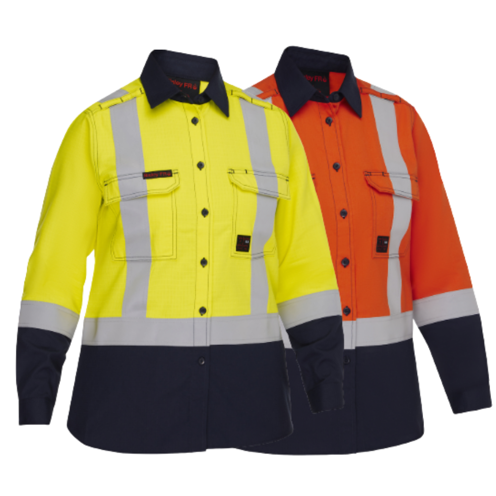 Portwest FR96 FR Hi-Vis Long Sleeve T-Shirt | Hi-Viz.com