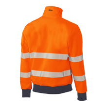 Load image into Gallery viewer, Bisley ANSI 333M6350H Safety Orange Type R Class 3 Reversible Puffer Jacket | Back View
