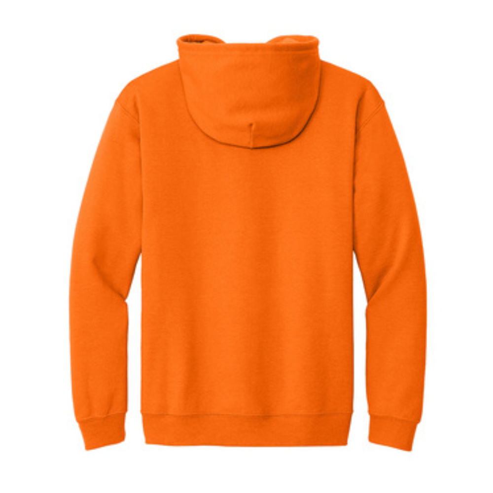 Gildan Full Zip High Visibility Hooded Sweatshirt 18600 Hi Viz