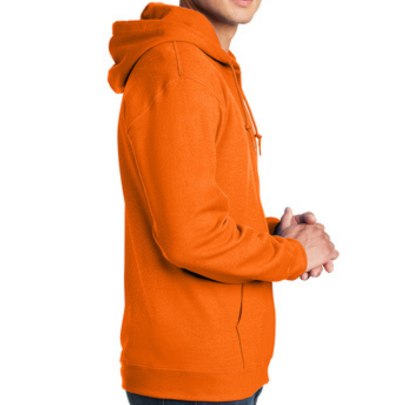 Gildan Full-Zip High Visibility Hooded Sweatshirt [18600] | Hi-Viz.com