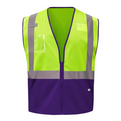 GSS 1017 - Purple Safety Vest | Front View
