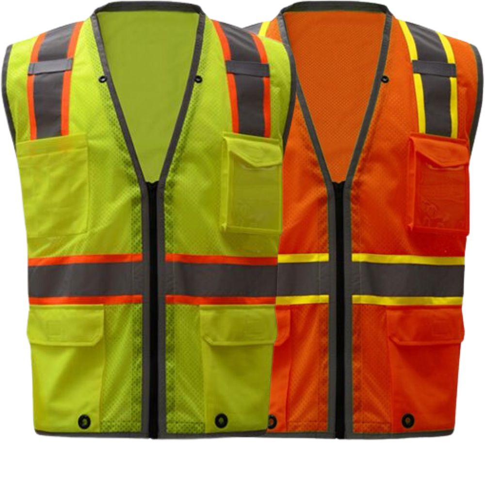 Portwest US383 Augusta Sleeved Hi-Vis Vest | Hi-Viz.com