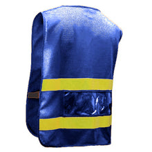 Load image into Gallery viewer, GSS 3113 - Blue Safety Vests | Back View
