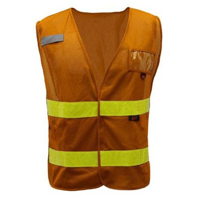 GSS 4112 - Brown Multi-Use Utility Vest | Front View