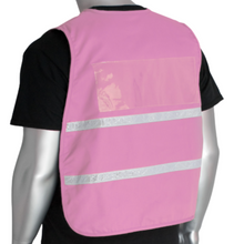 Load image into Gallery viewer, PIP 300-1516 - Pink Safety Vest | Back View
