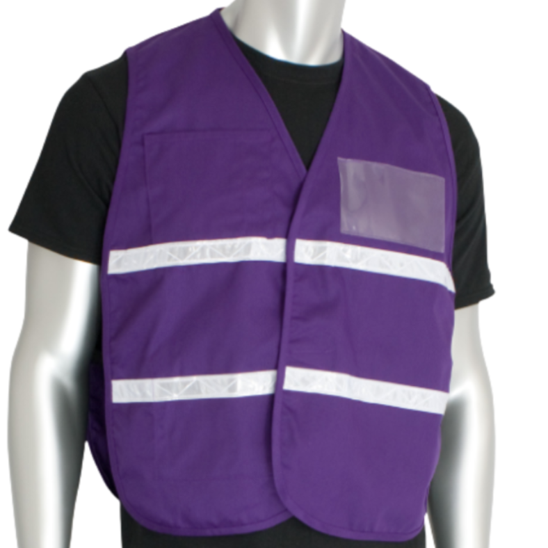 PIP 300-2501 - Purple Safety Vest | Front View
