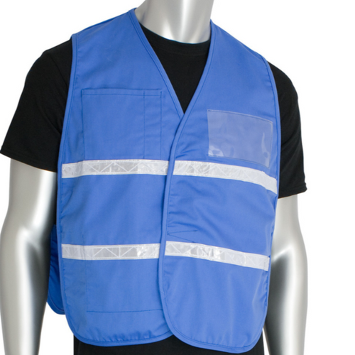 PIP 300-2509 - Blue Safety Vest | Front View