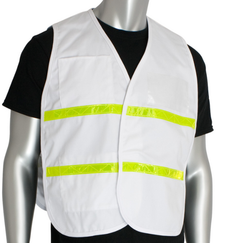 PIP 300-2511 - White Safety Vest | Front View