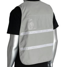 Load image into Gallery viewer, PIP 300-2515 - Gray Safety Vest | Back View
