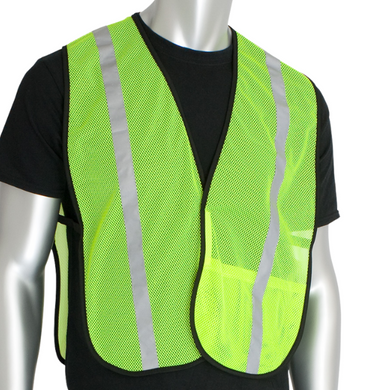 PIP 300-EVOR-E - Safety Green Vest | Front View