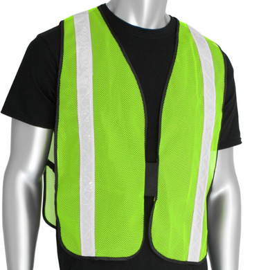 PIP 300-EVOR-P - Safety Green Vest | Front View
