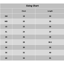 Load image into Gallery viewer, Port &amp; Company PC55LS High Visibility Shirt | Sizing Chart
