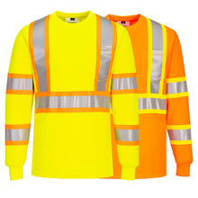 Load image into Gallery viewer, Portwest CA111 Hi-Vis Long Sleeve Shirts | Main View
