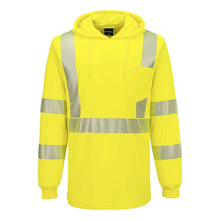 Load image into Gallery viewer, Portwest L042 Safety Green Hi-Vis Long Sleeve Shirt | Front View
