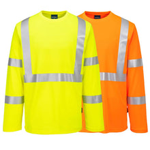 Load image into Gallery viewer, Portwest S199 Hi-Viz Long Sleeve Shirts | Main View
