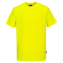 Load image into Gallery viewer, Portwest S577 – Safety Green Hi-Viz Short Sleeve Shirt | Front View 
