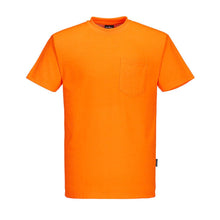 Load image into Gallery viewer,  Portwest S577 – Safety Orange Hi-Viz Short Sleeve Shirt | Front View 
