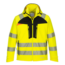 Load image into Gallery viewer, PTW DX475 - Safety Green High Visibility Jacket | Front View
