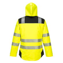 Load image into Gallery viewer, Portwest T400 - Safety Green High Visibility Jacket | Back View
