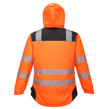 Load image into Gallery viewer, Portwest T400 - Safety Orange High Visibility Jacket | Front View
