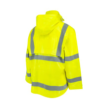 Load image into Gallery viewer, Radians RW08J - High Visibility Rain Jacket | Back Right View
