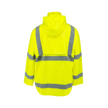 Load image into Gallery viewer, Radians RW08J - High Visibility Rain Jacket | Back View
