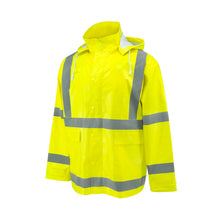 Load image into Gallery viewer, Radians RW08J - High Visibility Rain Jacket | Front Left View
