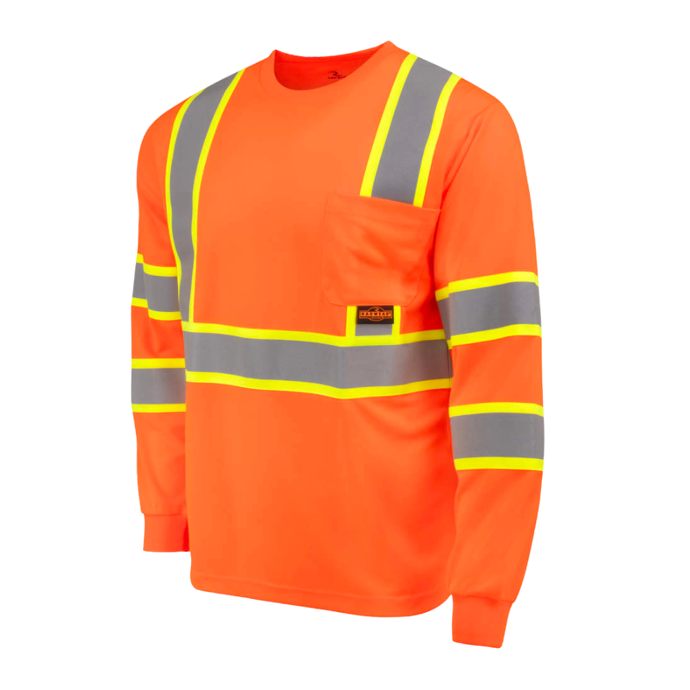 Radians ST41-3 Class Long Sleeve Shirt w/ Contrast Trim