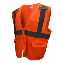 Load image into Gallery viewer, Radians SV27-2ZOM - Safety Orange Surveyor Type Vest | Front View
