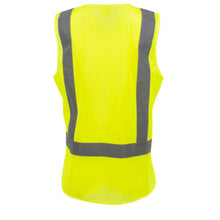 Load image into Gallery viewer, Radians SV2ZWGM – Safety Green Womens Safety Vest | Back 
