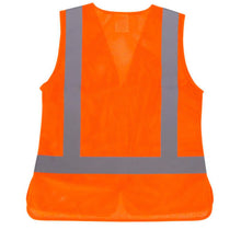 Load image into Gallery viewer, Radians SV2ZWOM – Safety Orange Womens Safety Vest | Back Flat View
