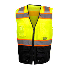 Load image into Gallery viewer, Radians SV51B-2ZGM – Safety Green Surveyor Safety Vest | Front View 
