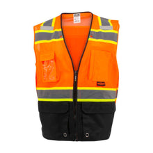 Load image into Gallery viewer, Radians SV51B-2ZOM – Safety Orange Surveyor Safety Vest | Front View 
