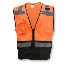 Load image into Gallery viewer,  RAD SV59B-2 – Safety Orange Surveyor Safety Vest | Front View 
