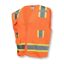 Load image into Gallery viewer, Radians SV62 - Safety Orange Surveyor Safety Vest | Front Left View

