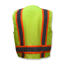 Load image into Gallery viewer, Radians SV62 - Safety Green Surveyor Safety Vest | Back View
