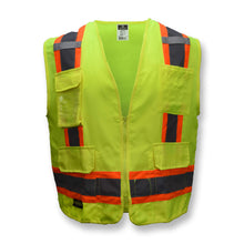 Load image into Gallery viewer, Radians SV62 - Safety Green Surveyor Safety Vest | Front View
