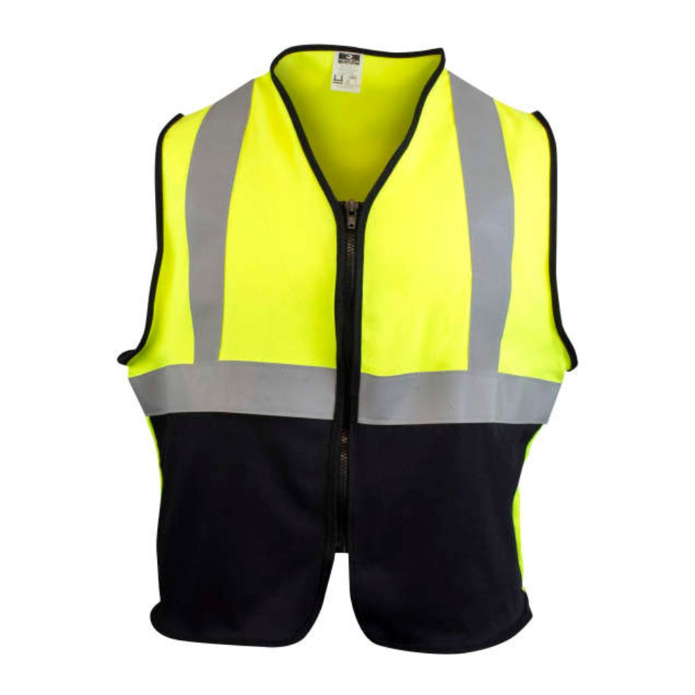Radians SV92B – Safety Green FR Safety Vest | Front View 
