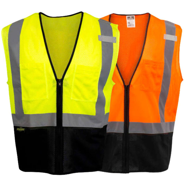 Radians SV54B, Class 2 Mesh Safety Vest, Black Bottom | Hi-Viz.com